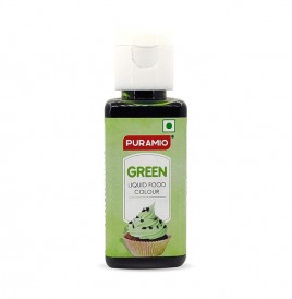 Puramio Green Liquid Food Colour   Plastic Bottle  50 millilitre